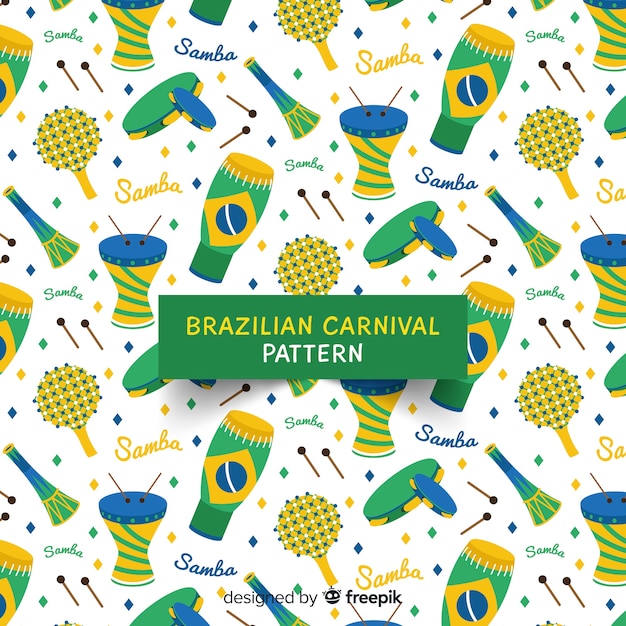 Strumenti modello di carnevale brasiliano