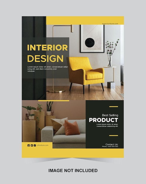 premium-vector-interior-design-flyer-template