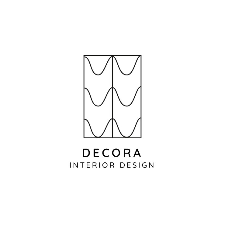 Free Vector interior design logo design