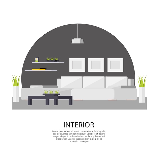 Interior design template