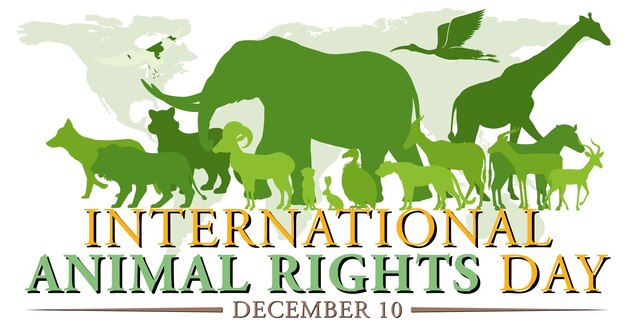 International Animal Rights Day banner design