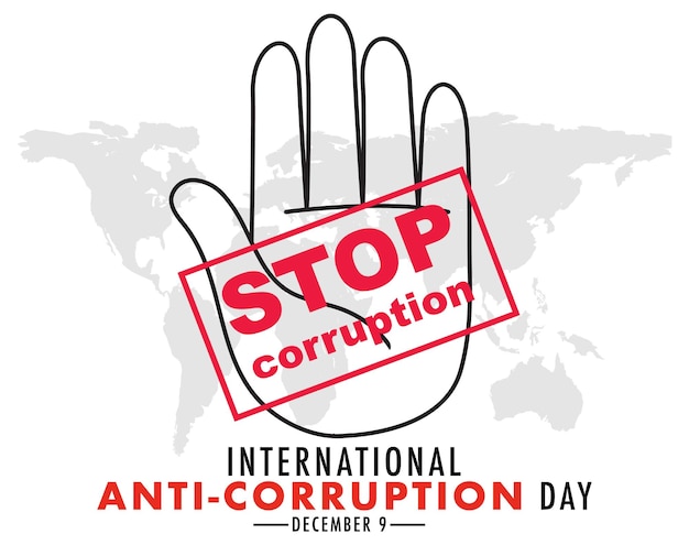 International Anti corruption day poster design