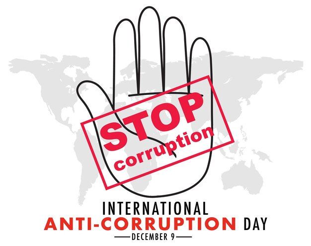 International Anti corruption day poster design