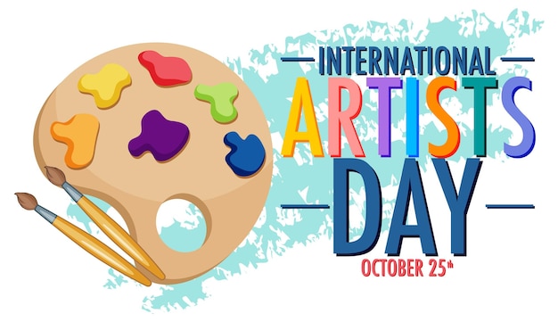 International Artists Day Poster Design