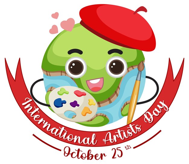 International Artists Day Poster Design