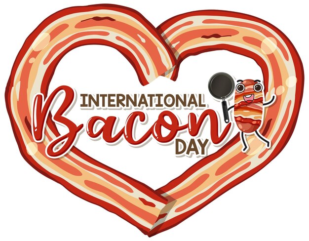 International bacon day poster design