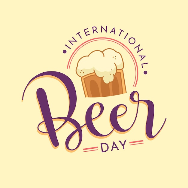描かれた国際ビールの日