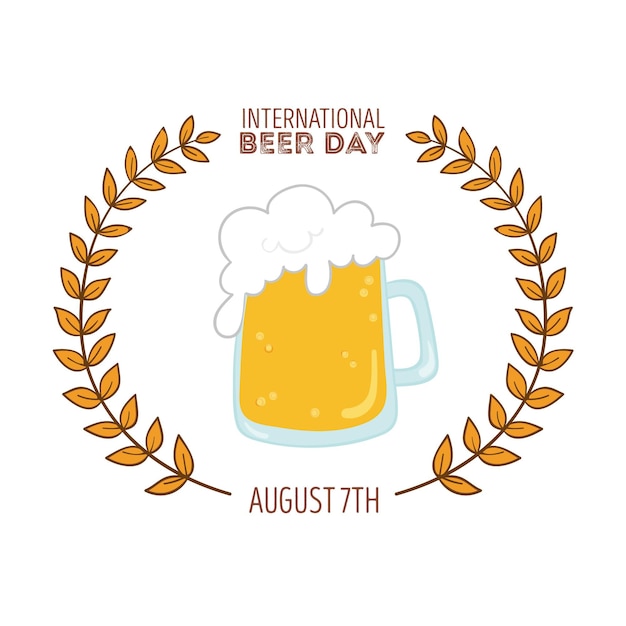 International beer day drawn