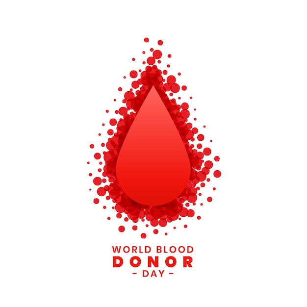 Дизайн плаката международного дня донора крови