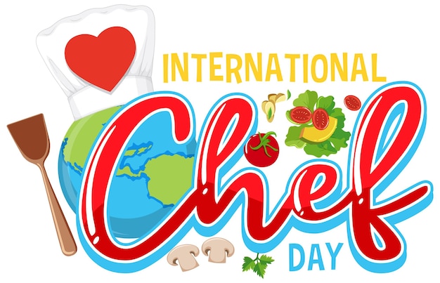 International Chef Day Poster Design