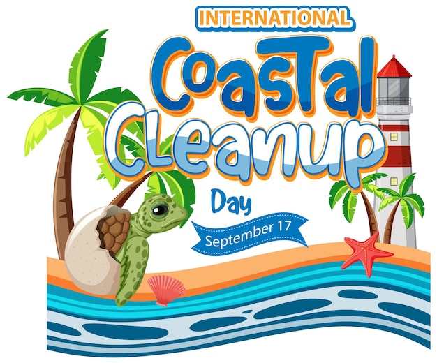 International coastal cleanup day poster