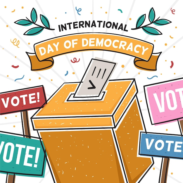 International day of democracy concept