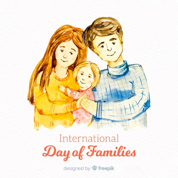 Free vector international day of families