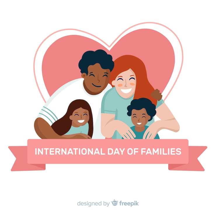 Free Vector international day of families
