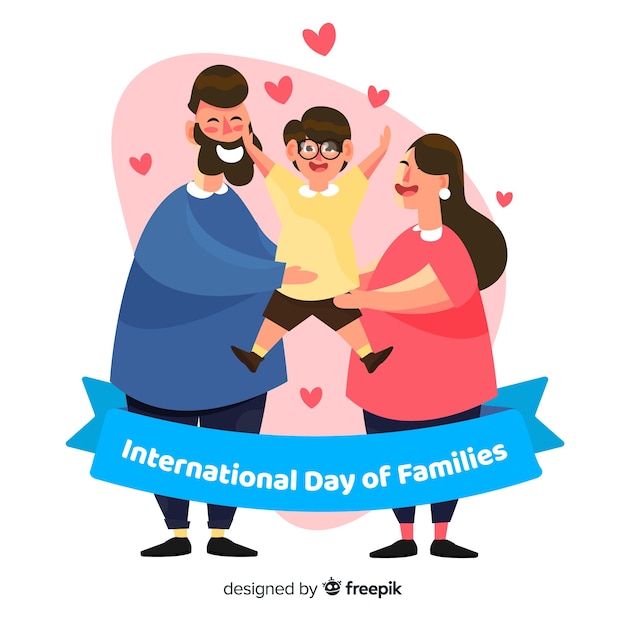 Free vector international day of families