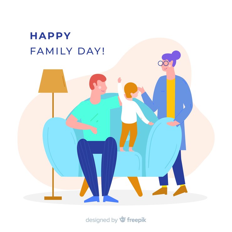 Free Vector international day of families