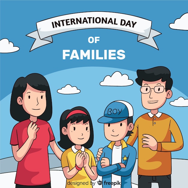 Free vector international day of families