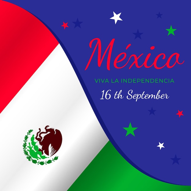 メキシコの旗の国際デー