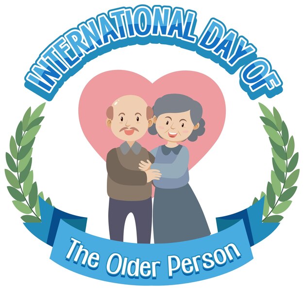 포스터 템플릿 - 국제 노인의 날