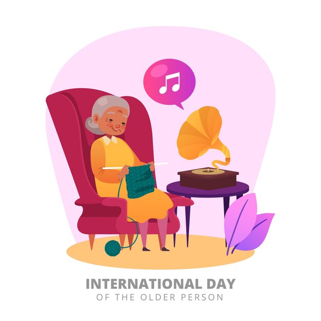 International day of older persons concept