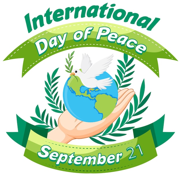 국제 평화의 날 배너 디자인