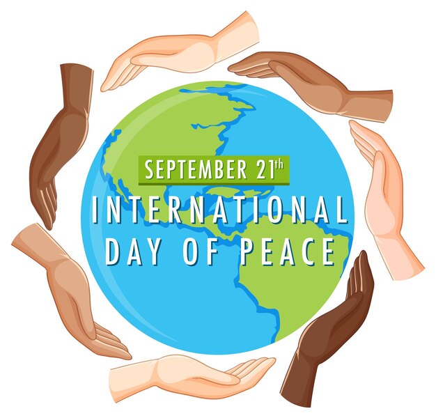 국제 평화의 날 배너 디자인