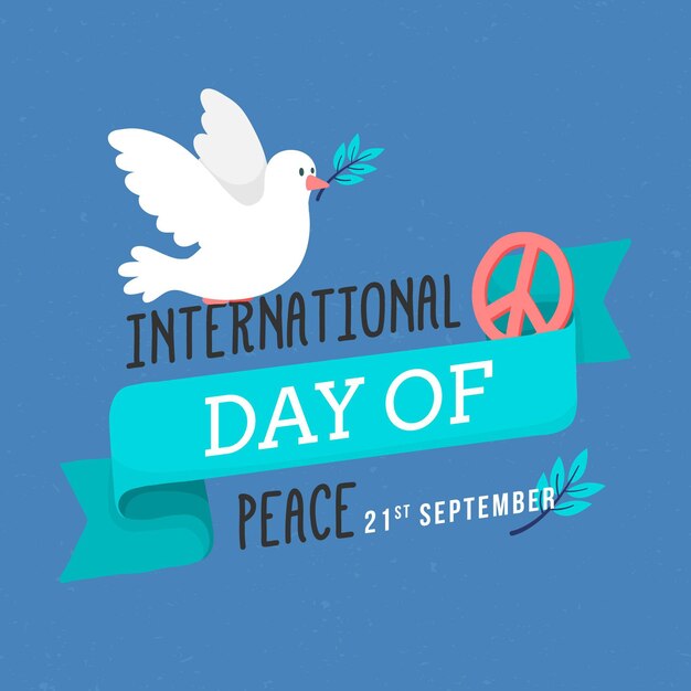 International day of peace with dove