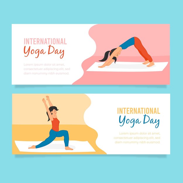 Международный день баннеров йоги