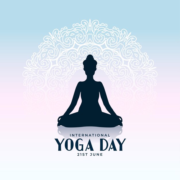 Международный день йоги с молодыми женщинами, занимающимися медитацией