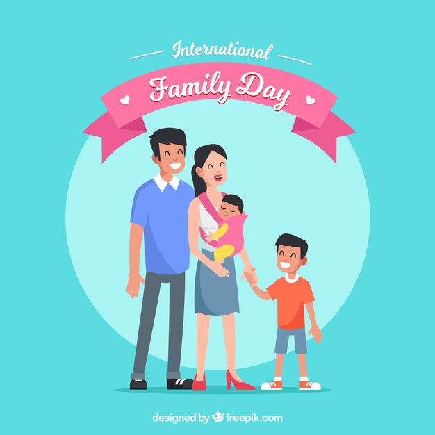 International family day background