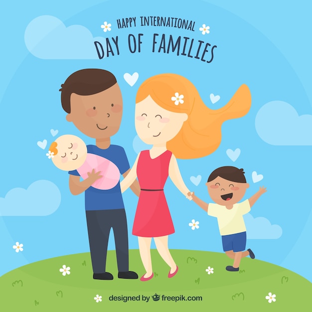 International family day background