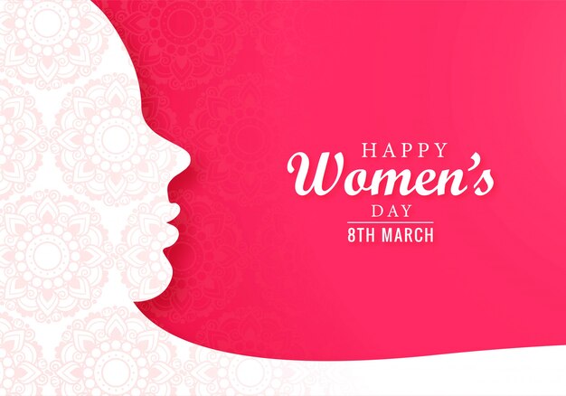 Free vector international happy womens day card