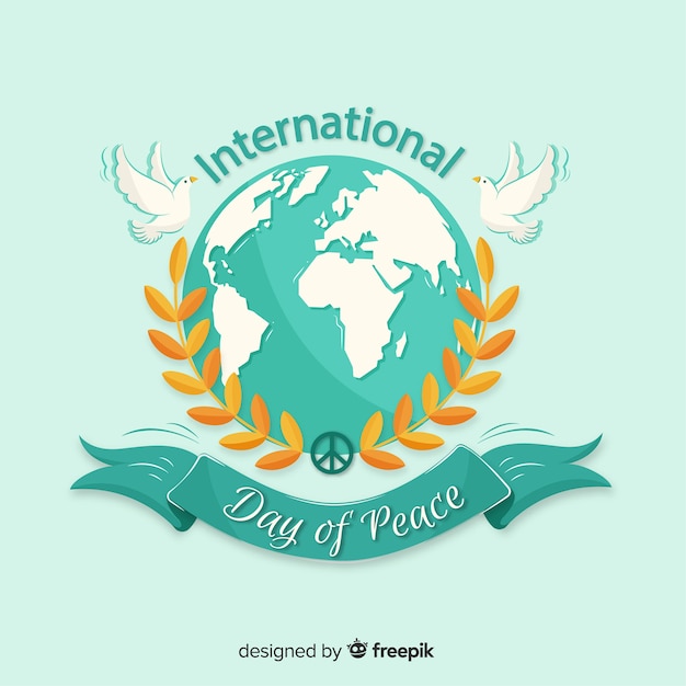 Free vector international peace day concept