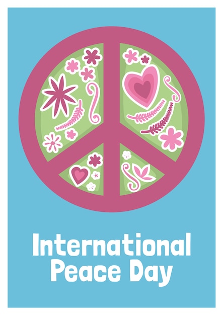 International peace day poster