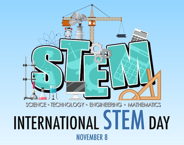 11月8日の国際STEMデーロゴバナー