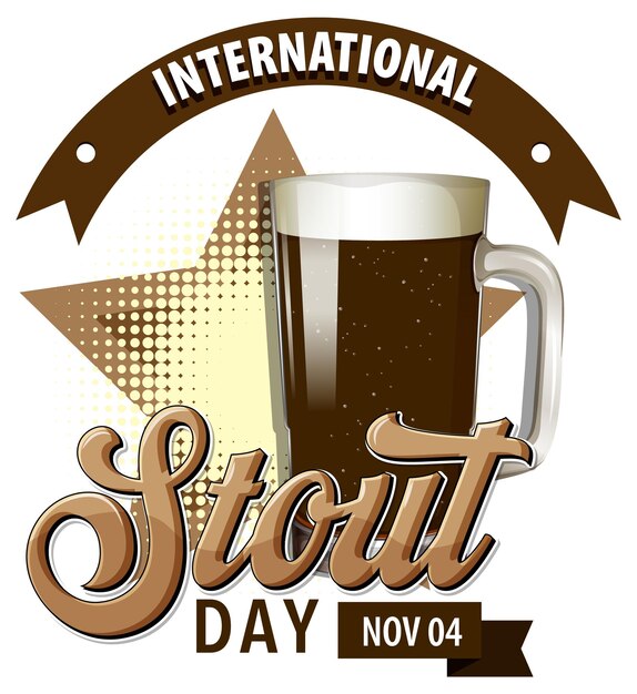 International stout day banner design