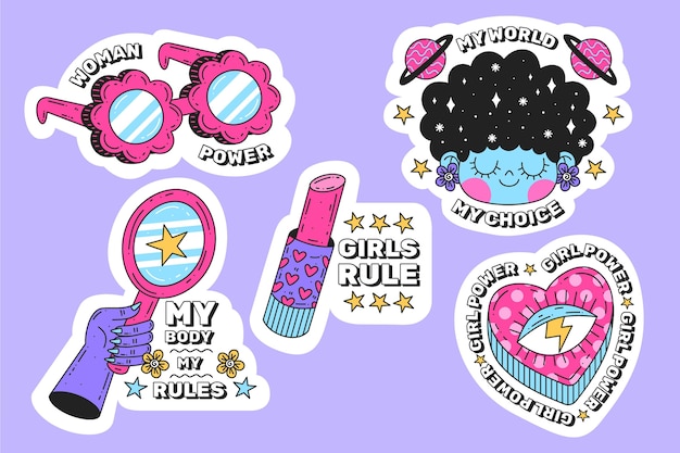 International women day badges