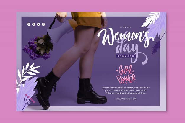 international women day banner