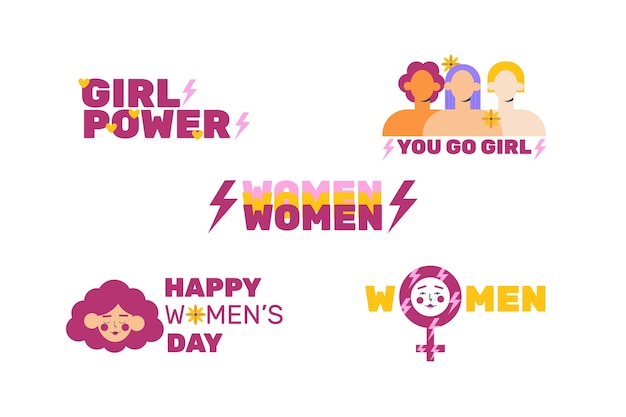 Free vector international women day event theme