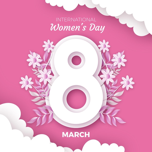 Free vector international women day event theme