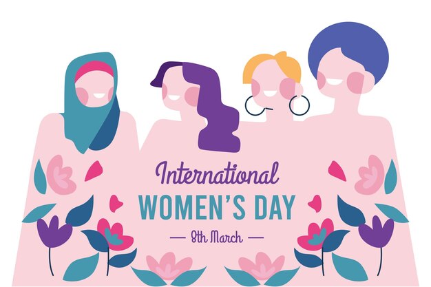 Международный женский день иллюстрация