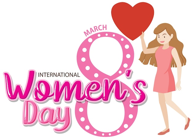 Free vector international women day logo