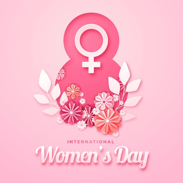 Vettore gratuito giorno internazionale delle donne