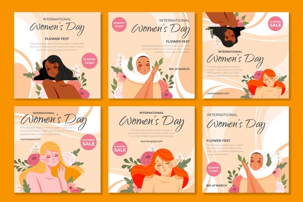 International women's day instagram posts selection