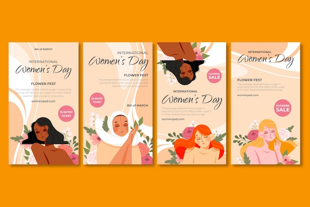International women's day instagram stories selection