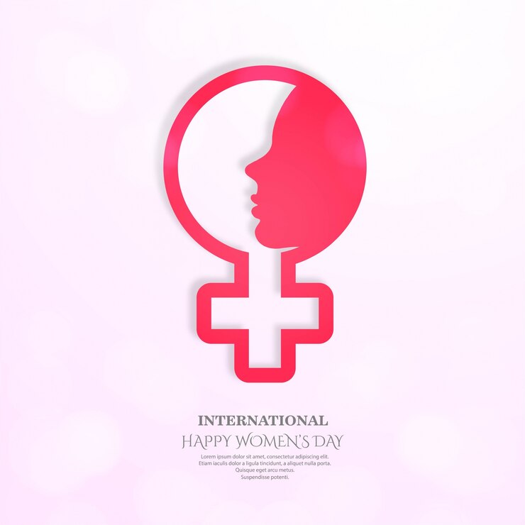 Free Vector international women's day poster. 