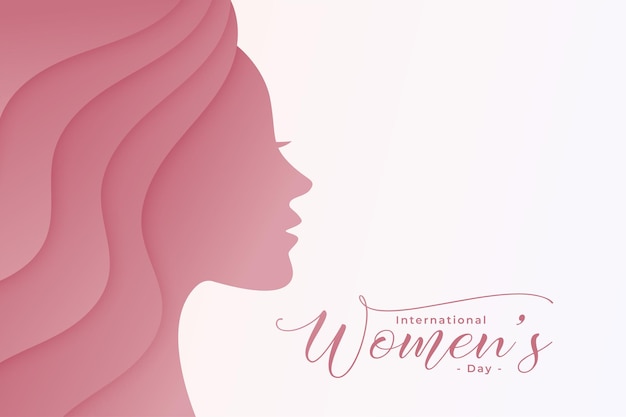 국제 여성의 날 3월 8일 축하 배경
