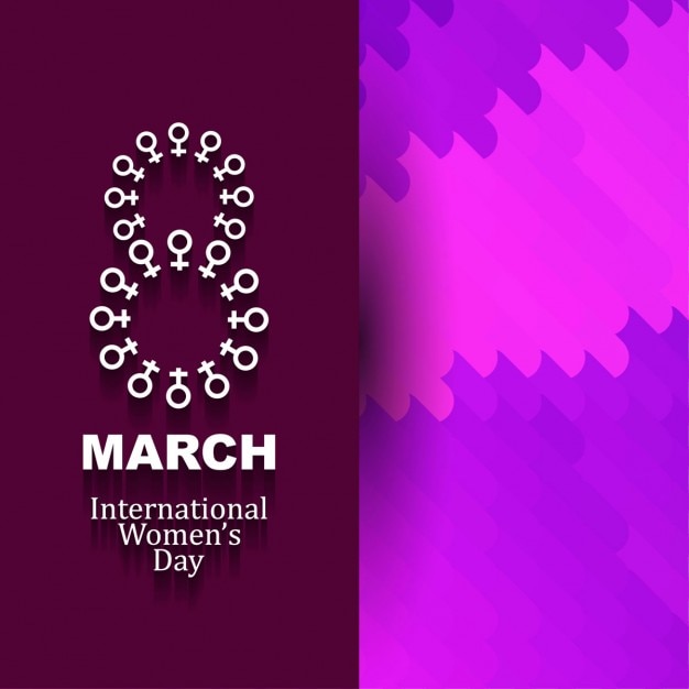 Free vector international womens day background