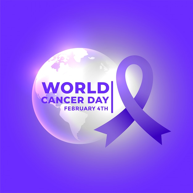 International world cancer day poster