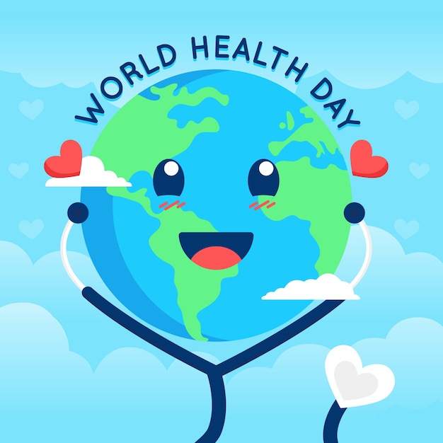 Free vector international world health day theme